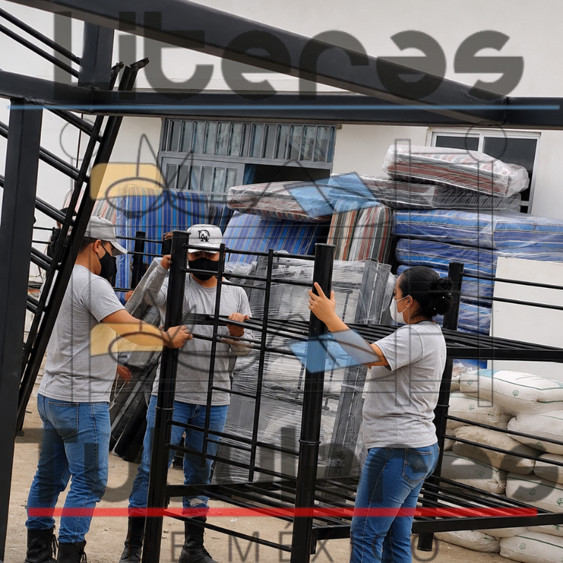Entrega de literas tubulares Guadalajara