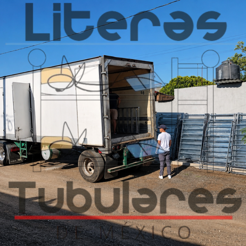 Pedido de literas tubulares en camión