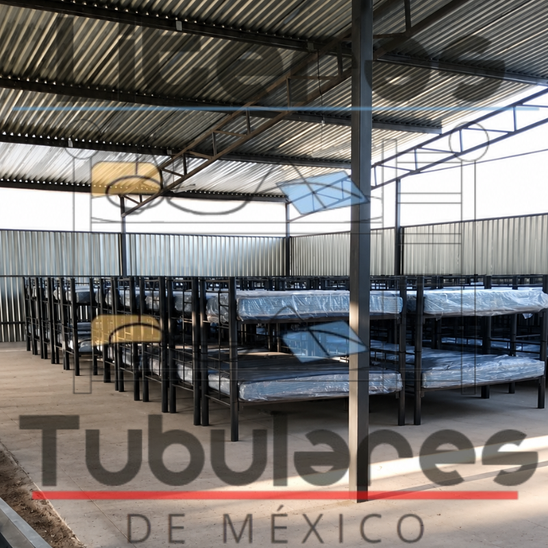 Carga de literas tubulares fábrica Guadalajara